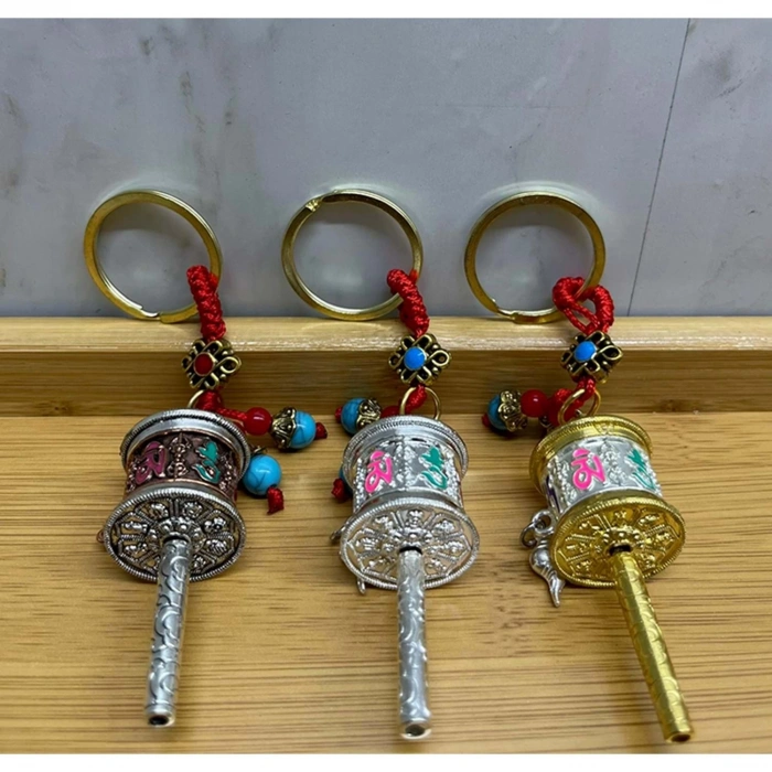 MDB Metal Feng Shui Şans Çarkı Anahtarlık