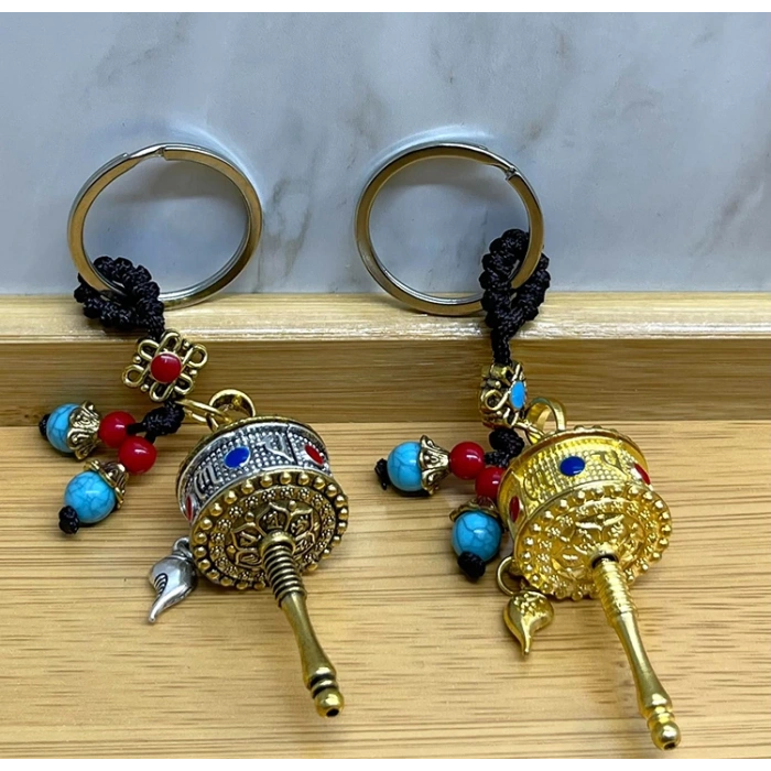 MDB Metal Feng Shui Şans Çarkı Anahtarlık Model 3