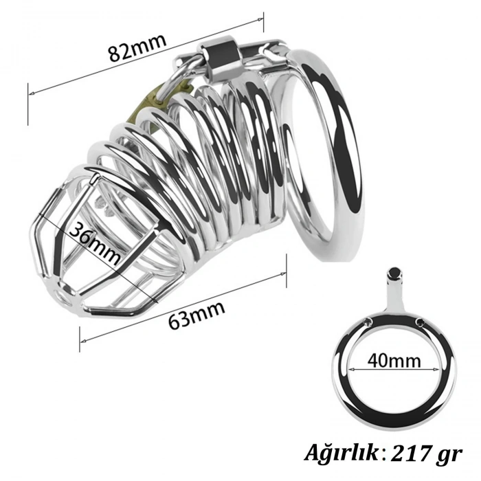 MDB Metalik Penis Kilidi 45mm