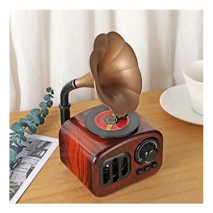 MDB Nostajik Gramofon Müzik Kutusu N-24