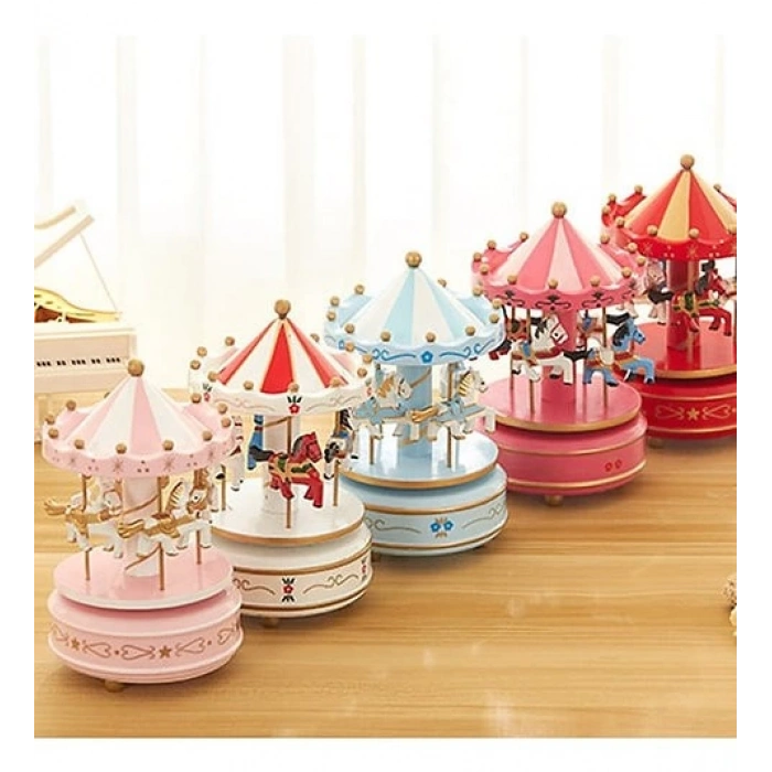 MDB Nostaljik El Yapımı Atlıkarınca Müzik Kutusu N-42