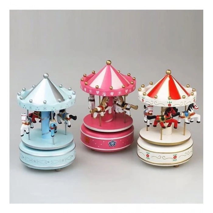 MDB Nostaljik El Yapımı Atlıkarınca Müzik Kutusu N-42