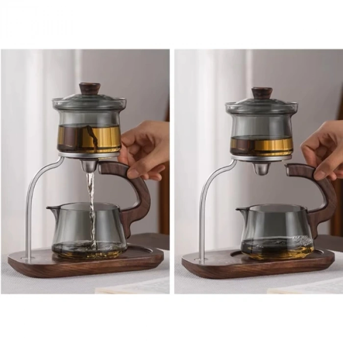 MDB Otomatik Manyetik Borosilikat Demlik Seti