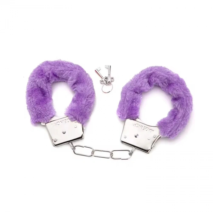 MDB Peluşlu Metal Fantezi Kelepçe Mor