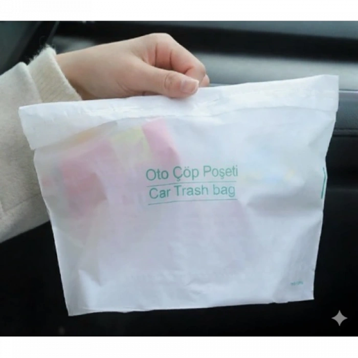 MDB Pratik Su Geçirmez Oto Araba Çöp Poşeti 20 Adet