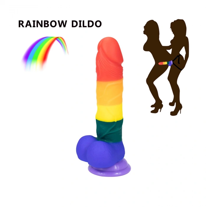 MDB Rainbow Dildo 19 cm