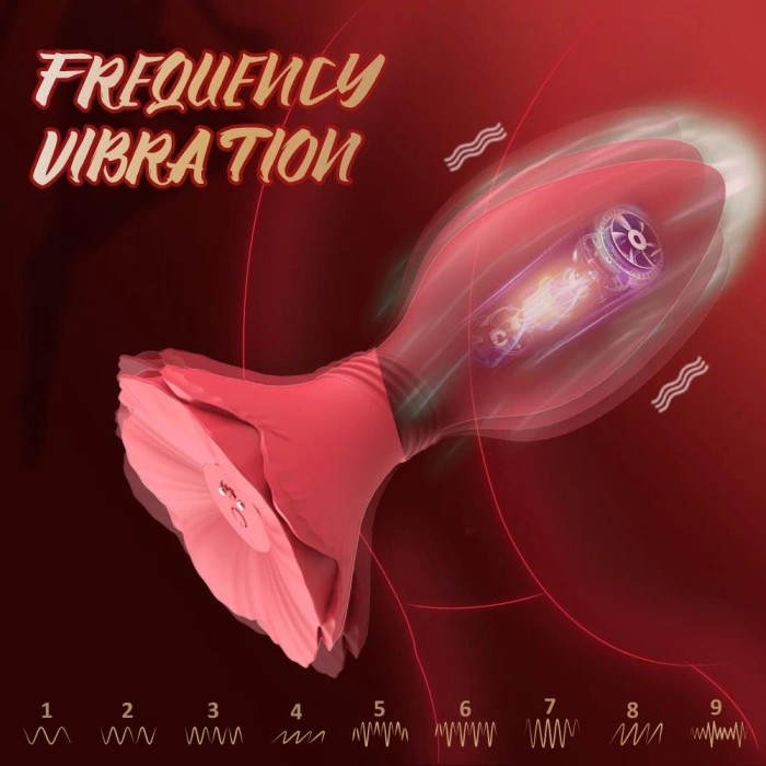 MDB S-Hande Morning Glory Kırmızı Plug Vibratör