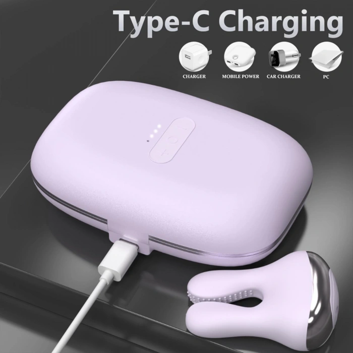 MDB S-Hande Rabbit Pods Titreşimli Göğüs Ucu Kıskacı Şarjlı