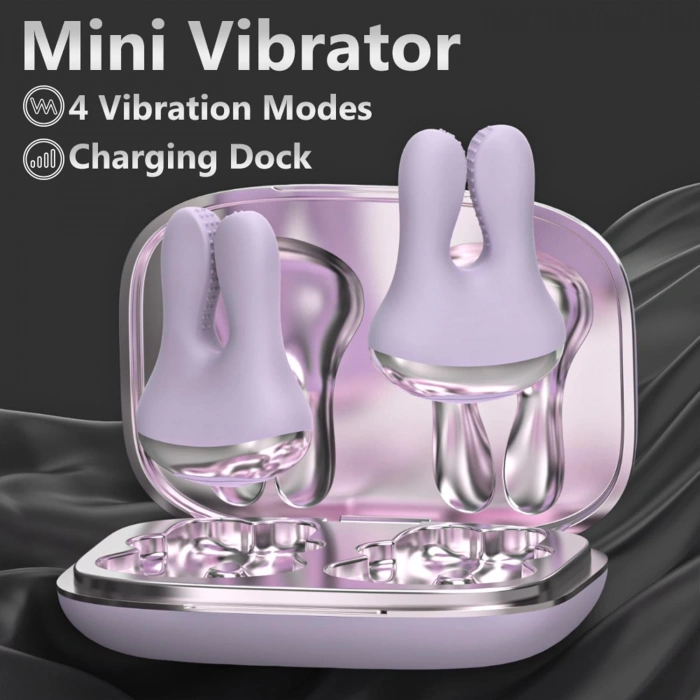 MDB S-Hande Rabbit Pods Titreşimli Göğüs Ucu Kıskacı Şarjlı