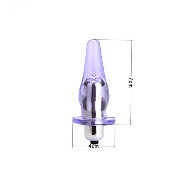 MDB Şeffaf Silikon Anal Vibratör Rose