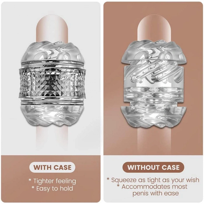 MDB Şeffaf Spiral Mastürbatör Cup