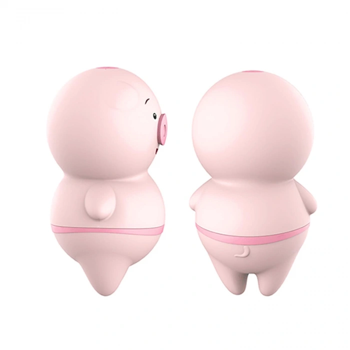 MDB Sevimli Domuz Figür Dil Vibratör Pembe