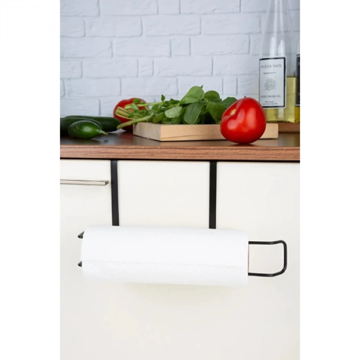 MDB Siyah Dolap İçi Kağıt Havluluk Askı