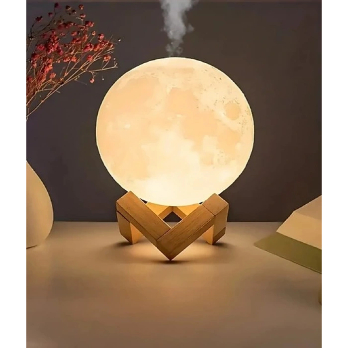 MDB Standlı Ay Işık Gece Lambası Hava nemlendirici