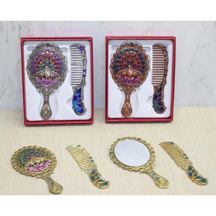 MDB Tavuskuşu Ayna Ve Tarak Seti Küçük Boy