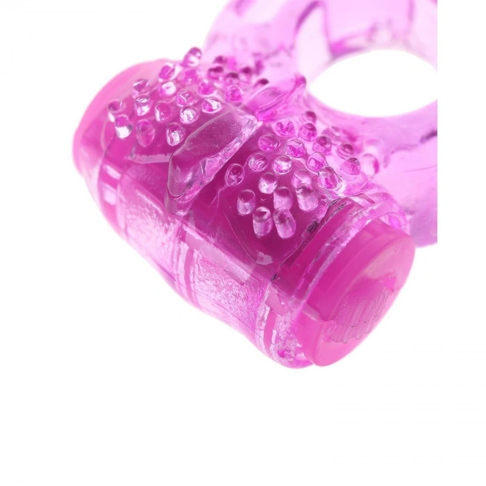 MDB Titreşimli Pembe Silikon Penis Halkası