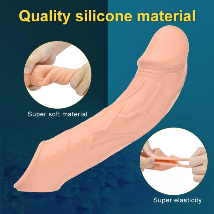 MDB Titreşimli Uzaktan Kumandalı Penis Kılıfı