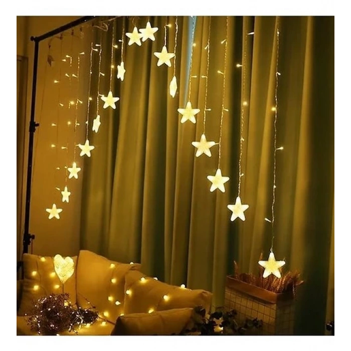 MDB Yıldız Perde Led Çarpraz