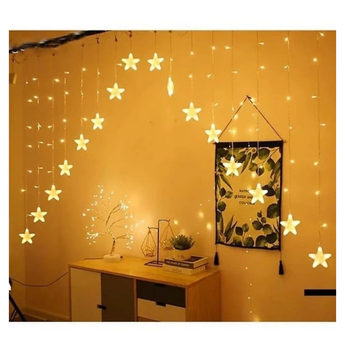 MDB Yıldız Perde Led Çarpraz