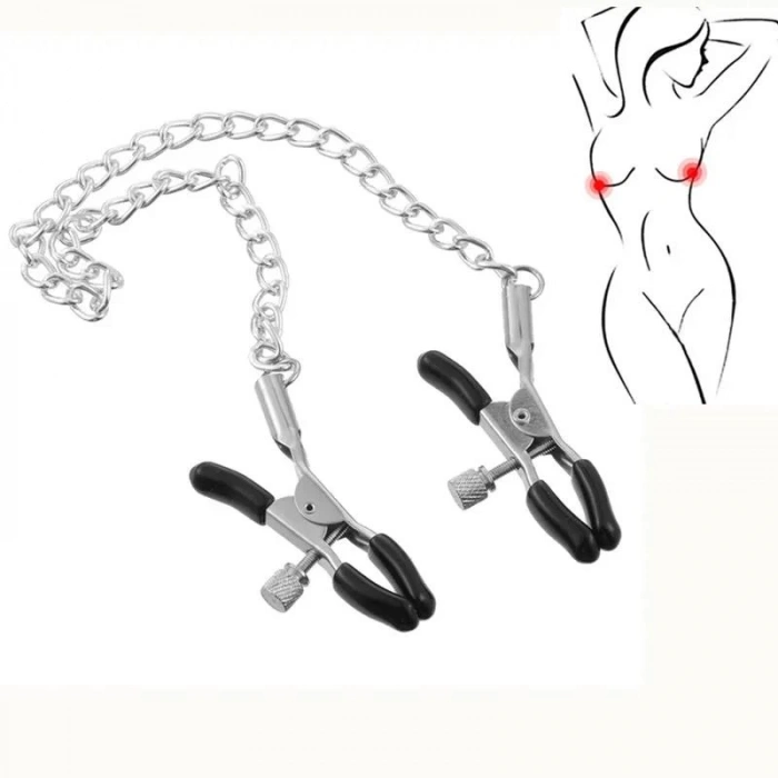 MDB Zincirli Göğüs Ucu Mandalı