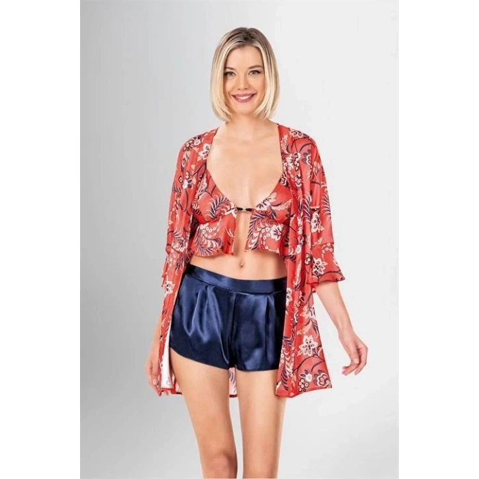 MDB MdbShop 3lü Şort Takımı Desenli