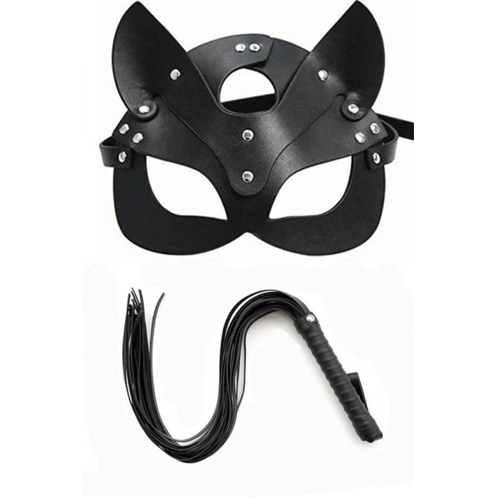 MDB MdbShop Kırbaç Maske Deri İkili Takım