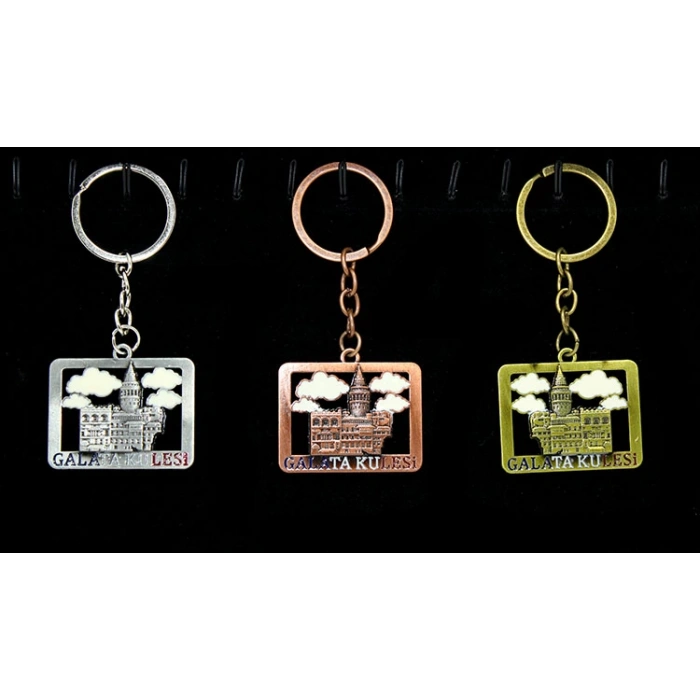 MDB Metal Galata Kulesi Anahtarlık Model 1