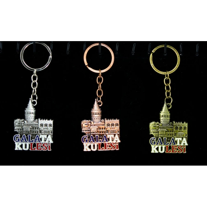 MDB Metal Galata Kulesi Anahtarlık Model 2