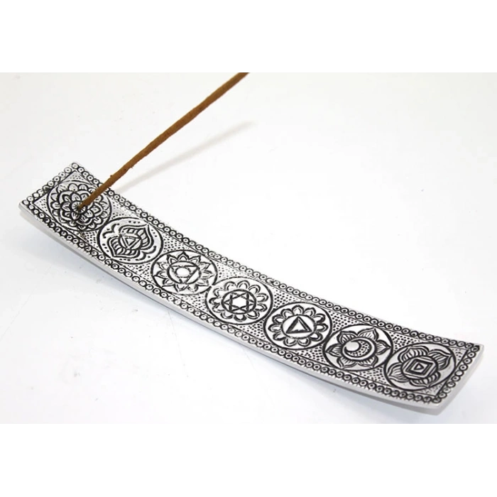 MDB Metal Kayık 7 Çakra (Chakra) Tütsülük