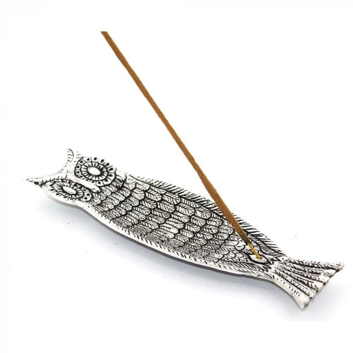 Metal Kayık Baykuş Tasarımı Tütsülük