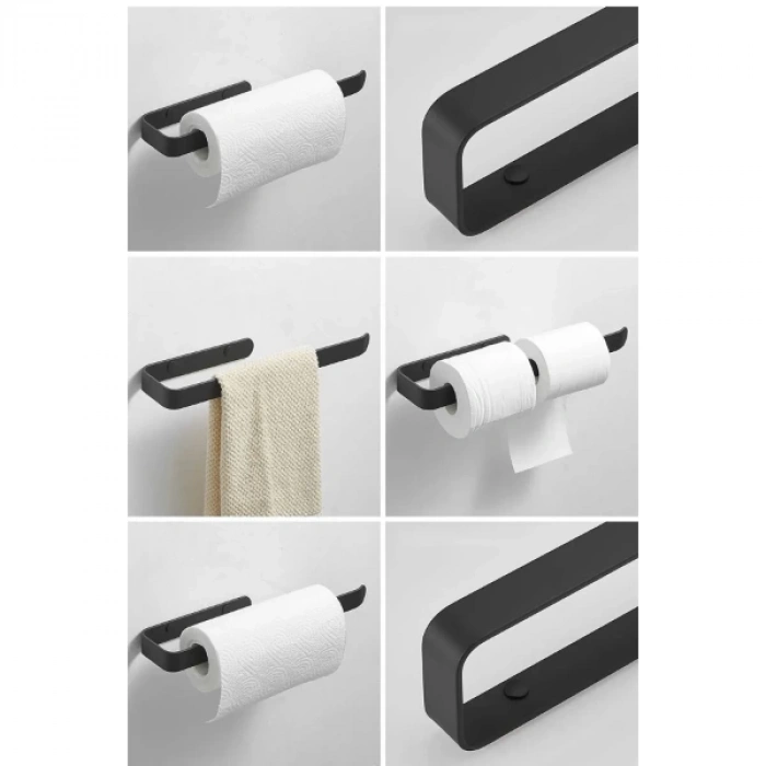 MDB Metal Mat Siyah Havluluk