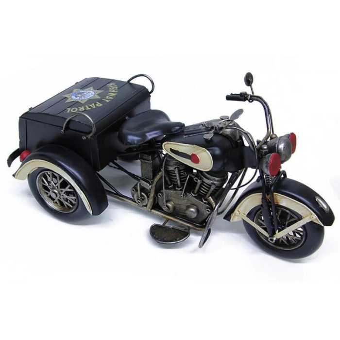 Metal Motorsiklet Biblo Dekoratif Hediyelik