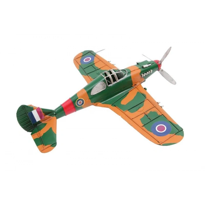 Metal Uçak Dekoratif Hediyelik