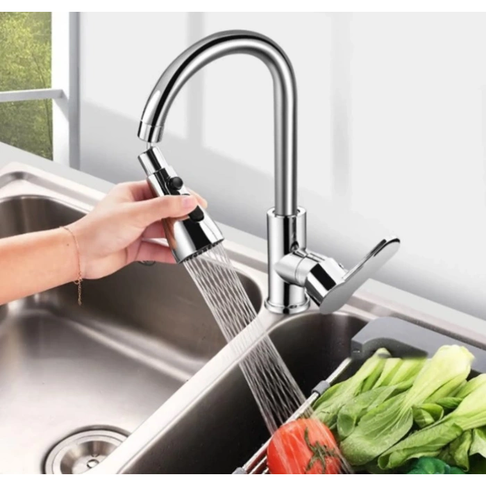 MDB Metalik Musluk Başlığı 3 Fonksiyon