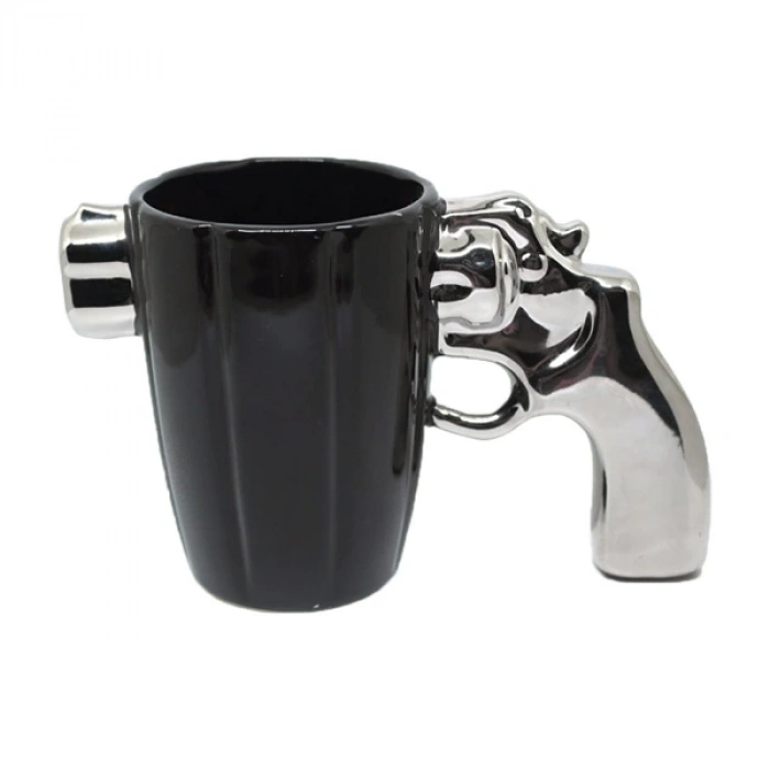 MDB Metalik Silah Tasarımlı Kupa Bardak