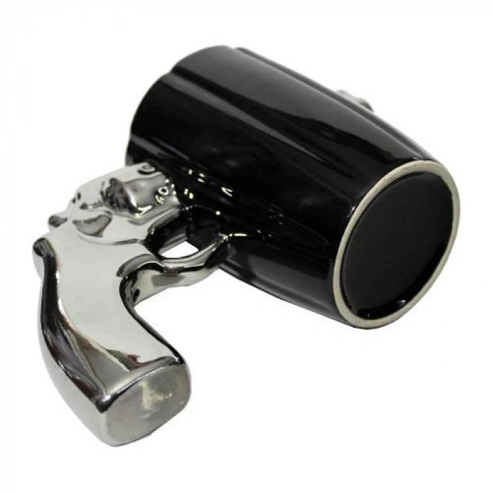 MDB Metalik Silah Tasarımlı Kupa Bardak