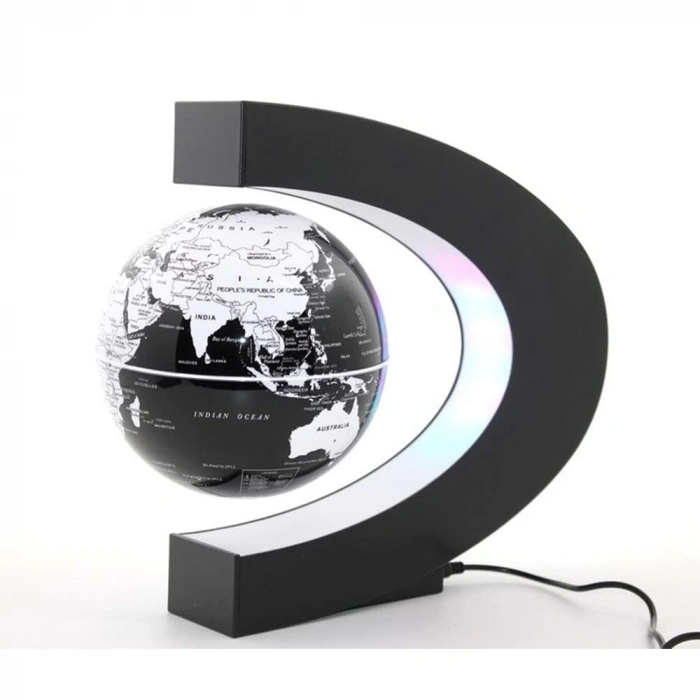 Mıknatıslı Ortada Dönen Dünya Küre Dekoratif Hediyelik