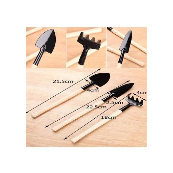 MDB Mini Ahşap Hobi Bahçe Seti 3 Parça