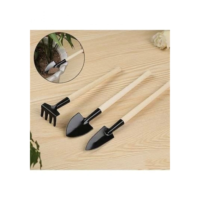 MDB Mini Ahşap Hobi Bahçe Seti 3 Parça