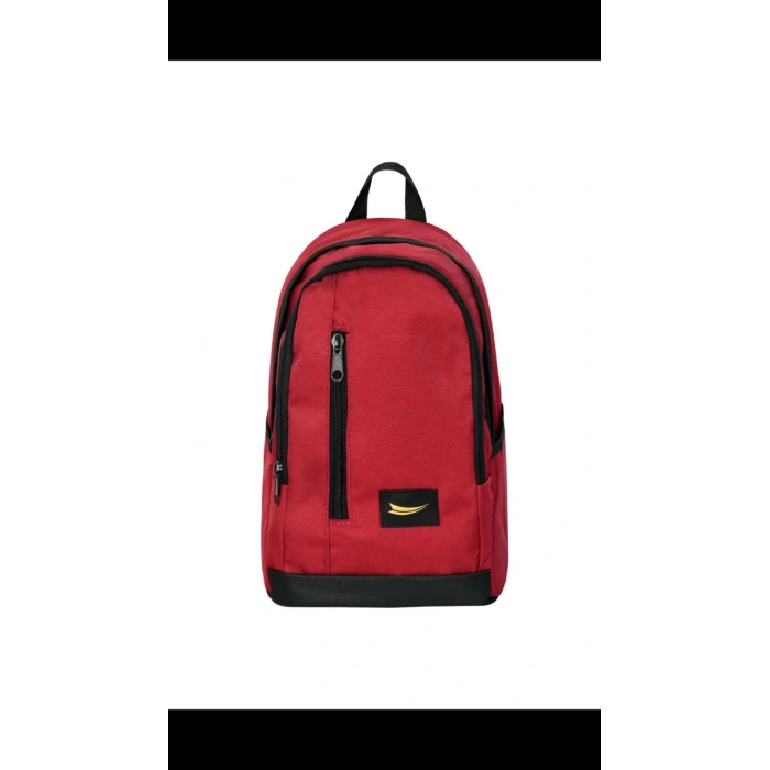 Modern Tasarım Mini Spor Sırt Çantası Suluk Gözlü Kırmızı