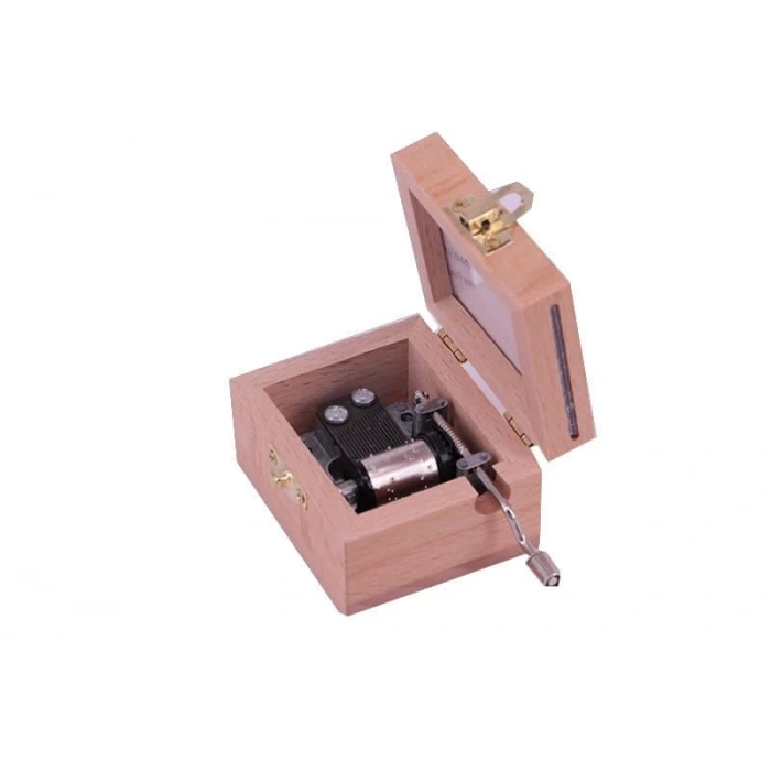 Müzik Kutusu Camlı Uzay Dekoratif Hediyelik