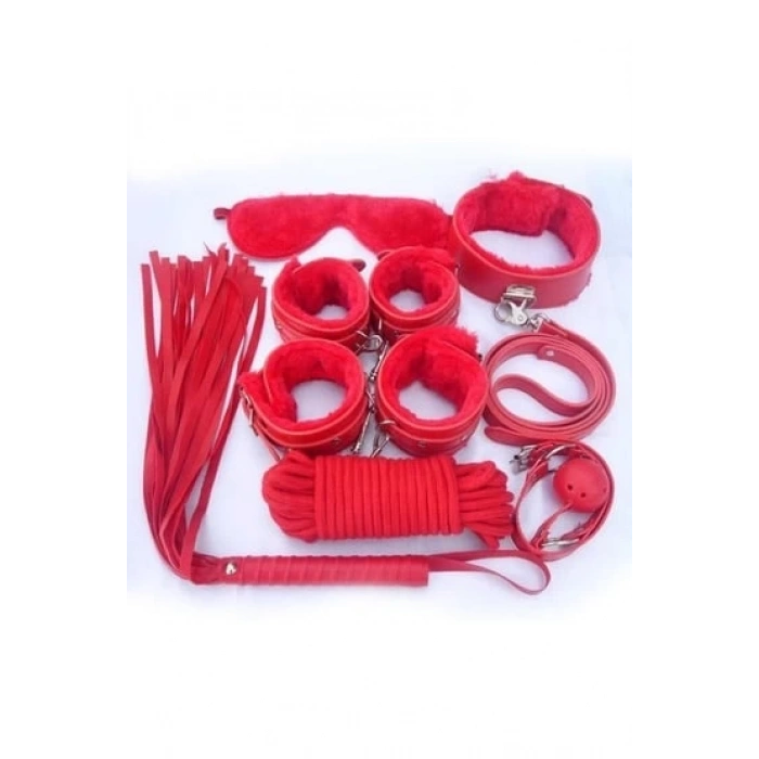 MDB Nıghtlıght 8014 Fantezi 7Li Kırbaç Ve Kelepçe Set