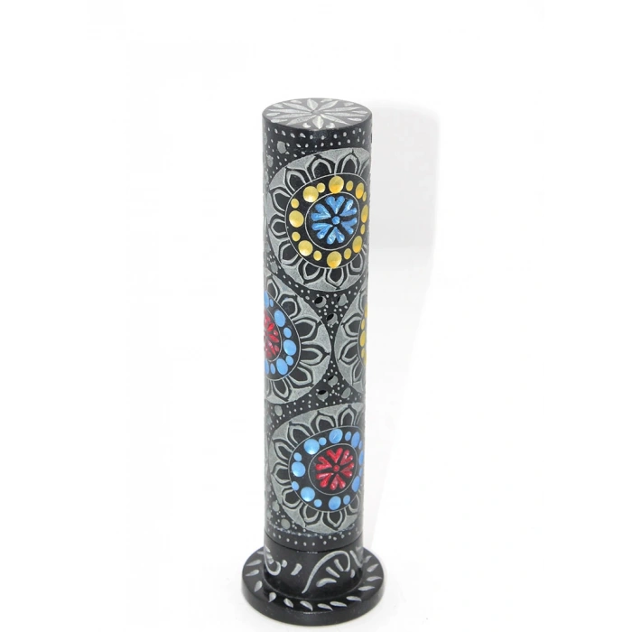 MDB Obsidian Taşı İşlemeli Kule Tütsülük Model 6