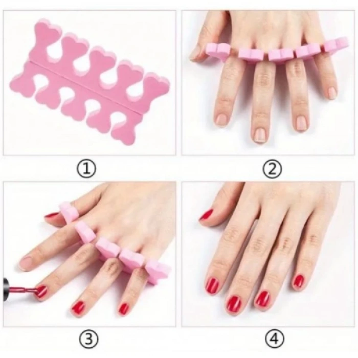 MDB Parmak Ayırıcı Sünger Manikür Pedikür Aparatı 5 ADET