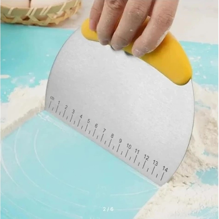 MDB Paslanmaz Çelik Hamur Kesme ve Şekillendirme Spatulası