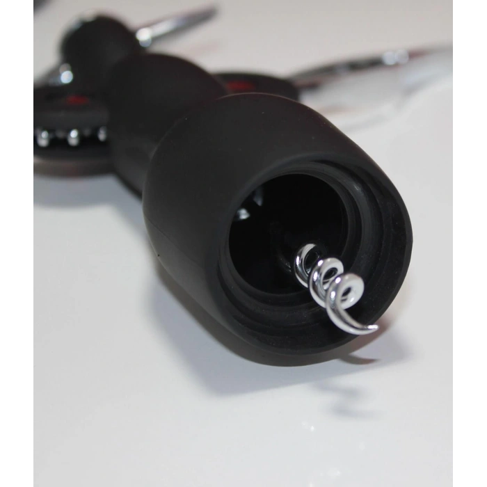 Paslanmaz Çelik Tirbuşon Açacak Siyah Şarap Açacağı