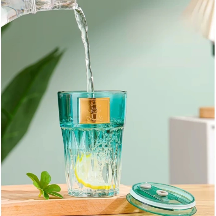 MDB Pipetli Cam Bardak