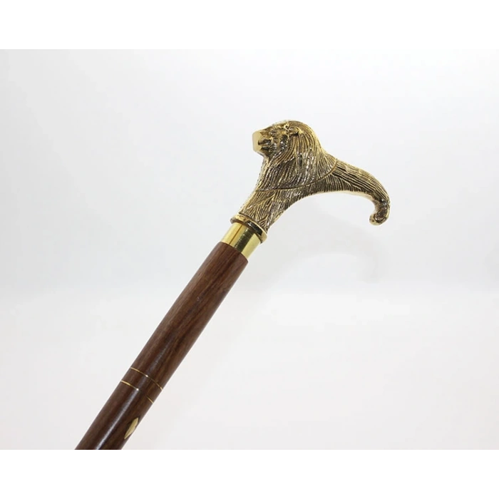 MDB Pirinç Aslan Büstü Baston Model 1