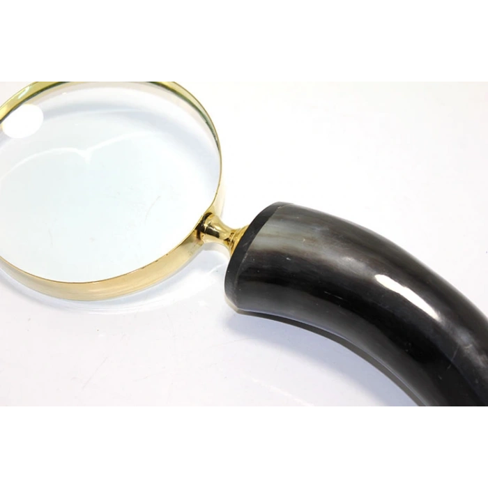 MDB Pirinç Boynuz Saplı Büyüteç Model 3