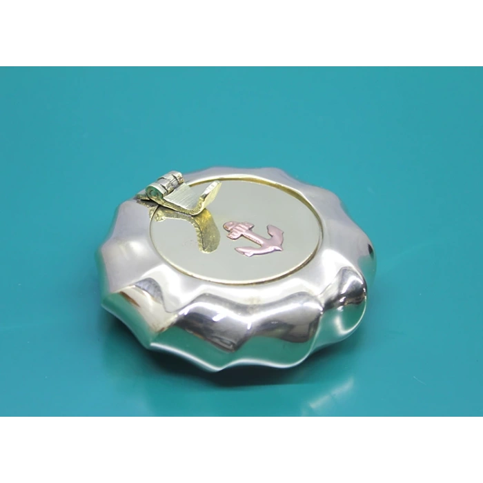 MDB Pirinç Çapalı Kapaklı Küllük 7 Cm